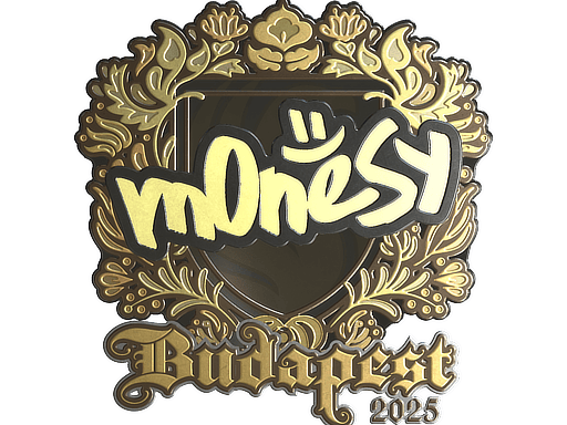 Sticker | m0NESY (Gold) | Budapest 2025