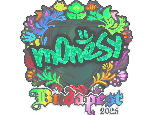 Sticker | m0NESY (Holo) | Budapest 2025