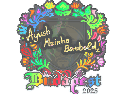 Sticker | mzinho (Holo) | Budapest 2025