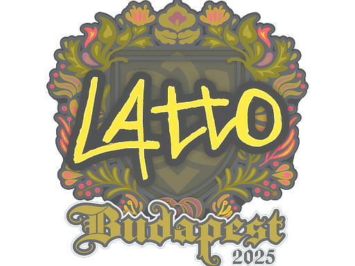 Sticker | latto | Budapest 2025