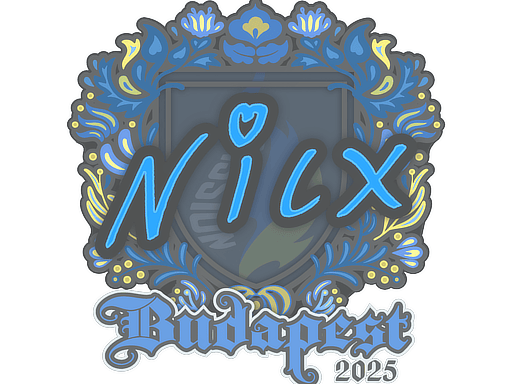 Sticker | nicx | Budapest 2025