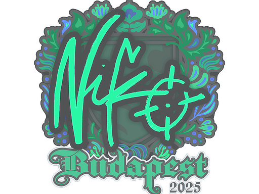 Sticker | NiKo | Budapest 2025