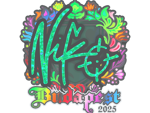Sticker | NiKo (Holo) | Budapest 2025