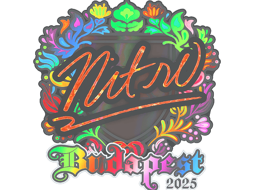 Sticker | nitr0 (Holo) | Budapest 2025