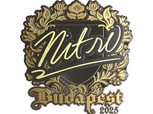 Sticker | nitr0 (Gold) | Budapest 2025