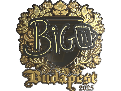 Sticker | biguzera (Gold) | Budapest 2025