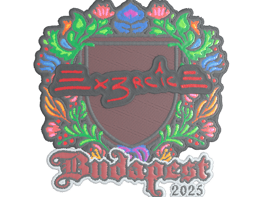 Sticker | Ex3rcice (Embroidered) | Budapest 2025
