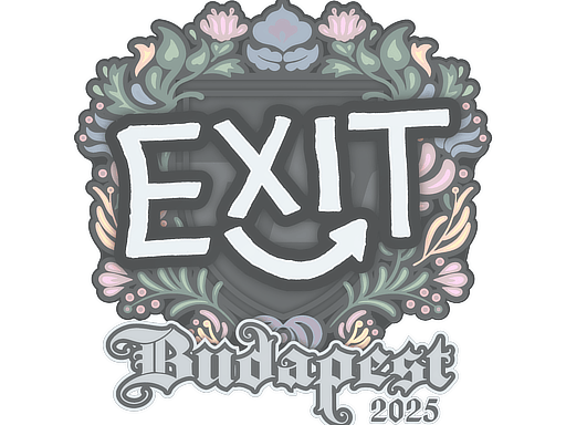 Sticker | exit | Budapest 2025