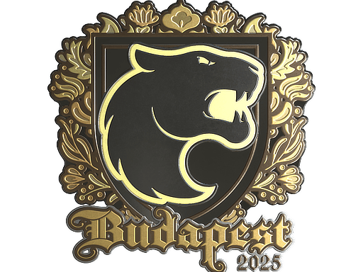 Sticker | FURIA (Gold) | Budapest 2025