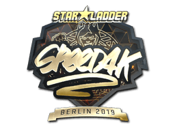 Sticker | speed4k (Gold) | Berlin 2019