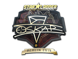 Sticker | oskar (Gold) | Berlin 2019
