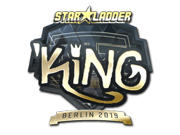 Sticker | kNgV- (Gold) | Berlin 2019