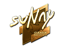 Sticker | suNny (Gold) | Boston 2018