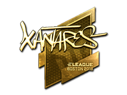 Sticker | XANTARES (Gold) | Boston 2018