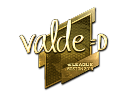 Sticker | v4lde (Gold) | Boston 2018