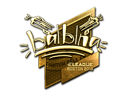 Sticker | balblna (Gold) | Boston 2018