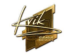 Sticker | Kvik (Gold) | Boston 2018