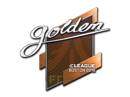 Naklejka | Golden | Boston 2018