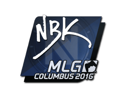 Naklejka | NBK- | MLG Columbus 2016