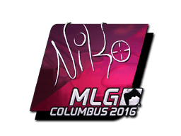 Sticker | NiKo (Foil) | MLG Columbus 2016