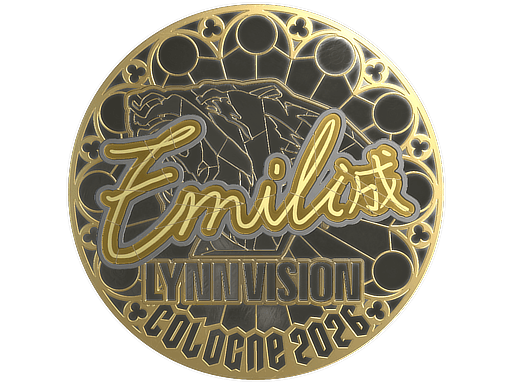 Sticker | EmiliaQAQ (Gold) | Cologne 2026