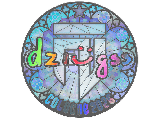 Sticker | dziugss (Holo) | Cologne 2026
