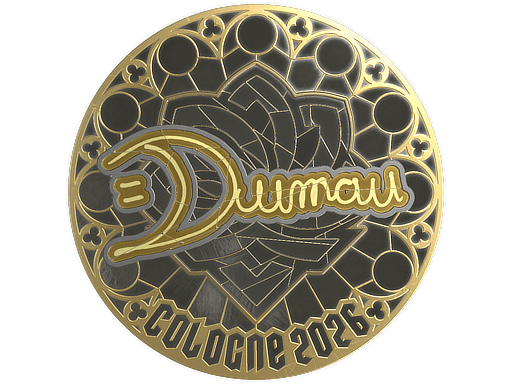 Sticker | dumau (Gold) | Cologne 2026