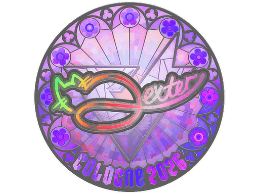 Sticker | dexter (Holo) | Cologne 2026