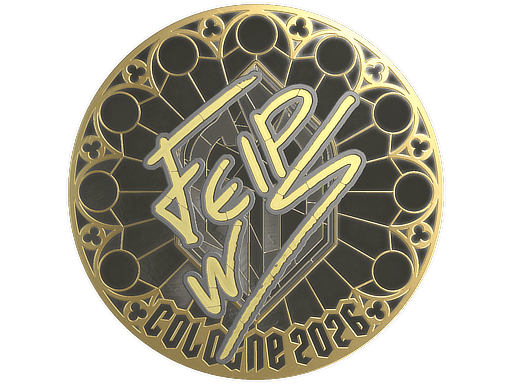 Sticker | felps (Gold) | Cologne 2026
