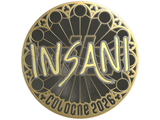 Sticker | insani (Gold) | Cologne 2026