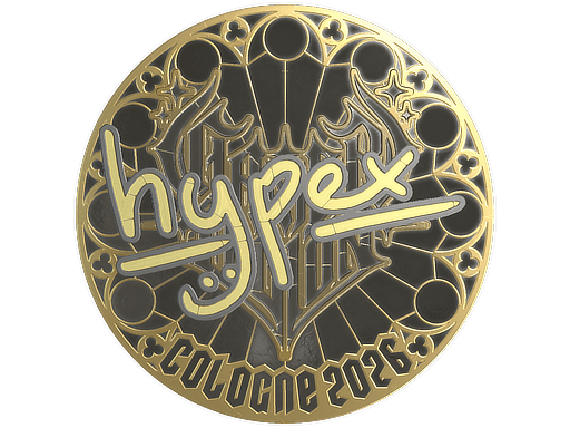 Sticker | hypex (Gold) | Cologne 2026