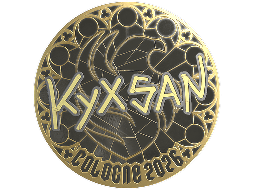 Sticker | kyxsan (Gold) | Cologne 2026