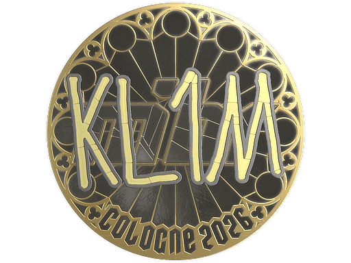 Sticker | kl1m (Gold) | Cologne 2026