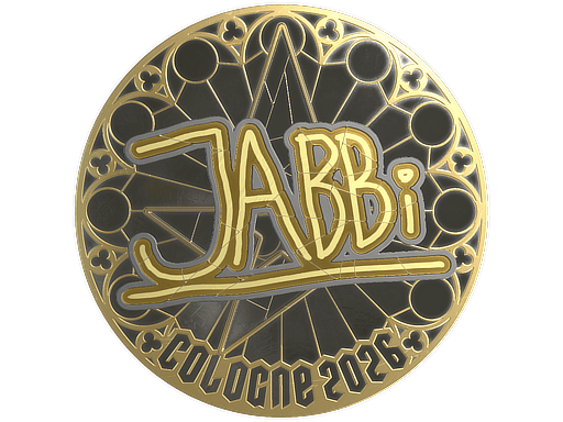 Sticker | jabbi (Gold) | Cologne 2026