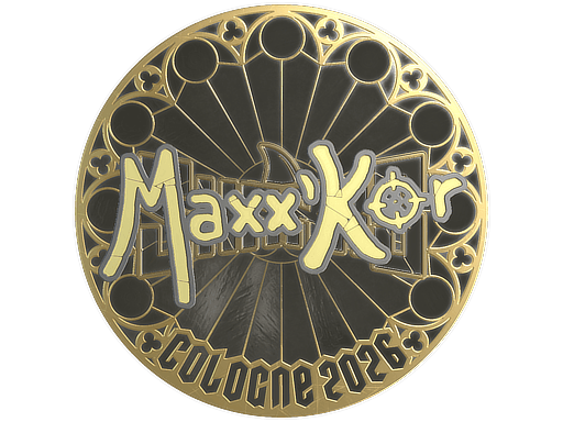 Sticker | maxxkor (Gold) | Cologne 2026