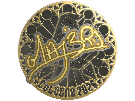 Sticker | MAJ3R (Gold) | Cologne 2026