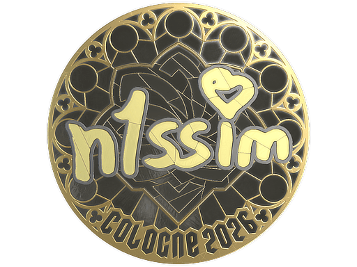 Sticker | n1ssim (Gold) | Cologne 2026