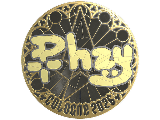 Sticker | phzy (Gold) | Cologne 2026