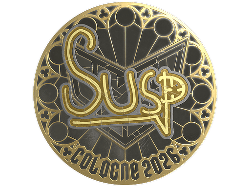 Sticker | susp (Gold) | Cologne 2026