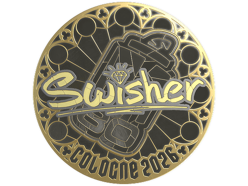 Sticker | Swisher (Gold) | Cologne 2026