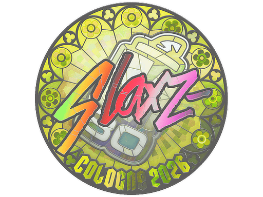 Sticker | slaxz- (Holo) | Cologne 2026