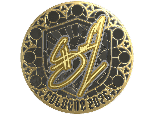Sticker | siuhy (Gold) | Cologne 2026