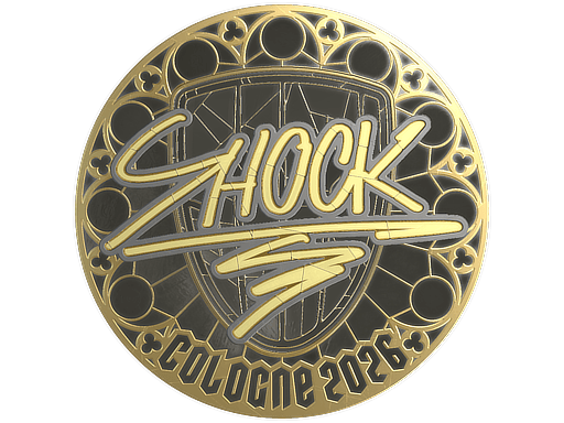 Sticker | SHOCK (Gold) | Cologne 2026