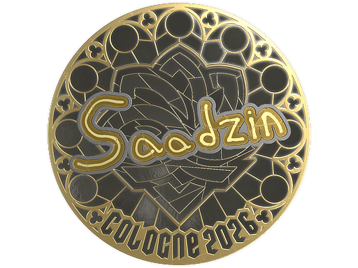 Sticker | saadzin (Gold) | Cologne 2026