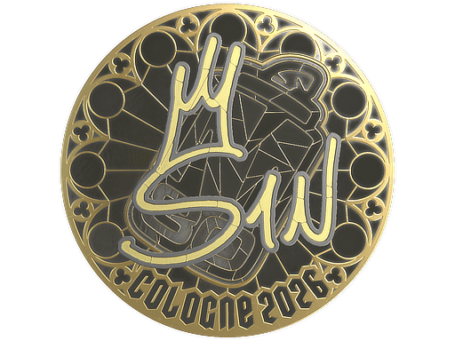 Sticker | s1n (Gold) | Cologne 2026