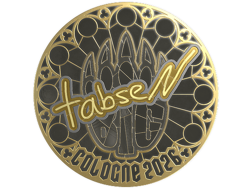 Sticker | tabseN (Gold) | Cologne 2026