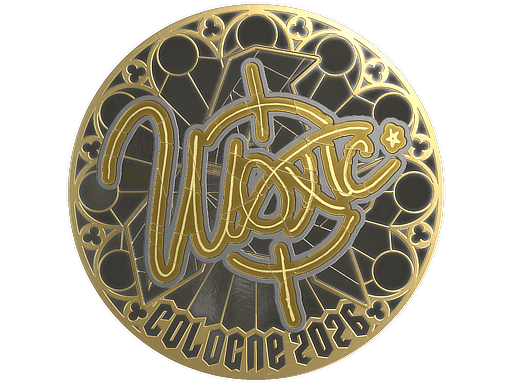 Sticker | woxic (Gold) | Cologne 2026