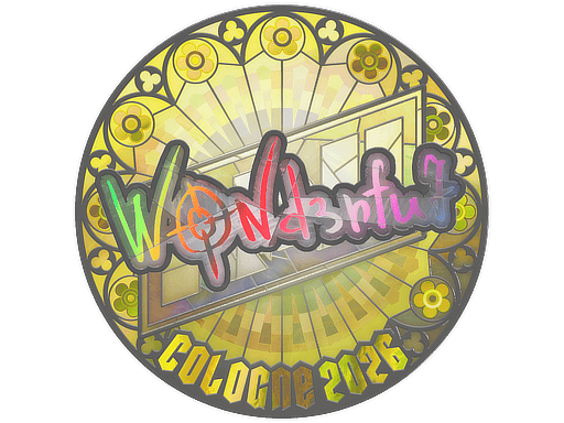 Sticker | w0nderful (Holo) | Cologne 2026