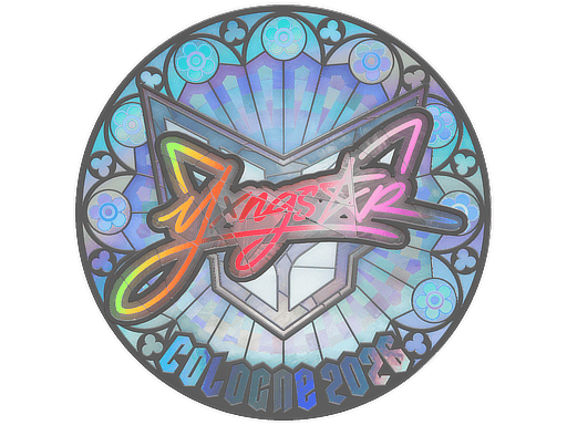 Sticker | yxngstxr (Holo) | Cologne 2026