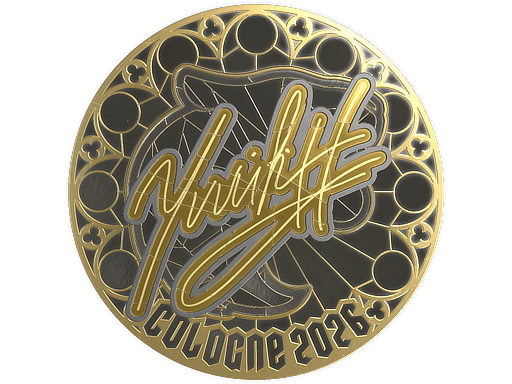 Sticker | yuurih (Gold) | Cologne 2026